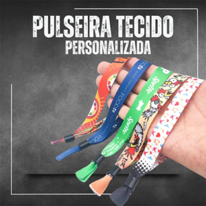Pulseiras de Tecido Personalizadas
